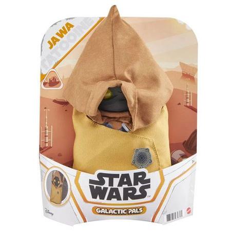 Imagem de Pelúcia Star Wars Jawa Amigos Galacticos Com Bolsa de Transporte - Tatooine - Mattel - GYT67