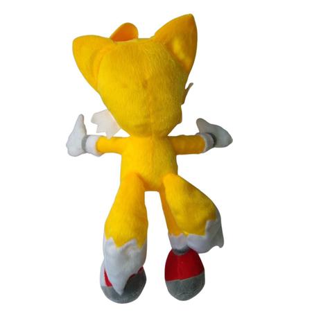 Boneco Pelúcia Turma Sonic - SONIC (35cm) Antialérgico