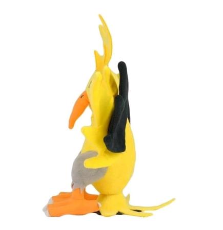 Zapdos Pelúcia Pokémon Elétrico Lendário 27cm Pronta Entrega