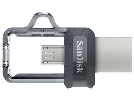Imagem de Pen Drive 32GB pra Smartphone e Tablet - Ultra Dual Drive MicroUSB USB 3.0 SanDisk