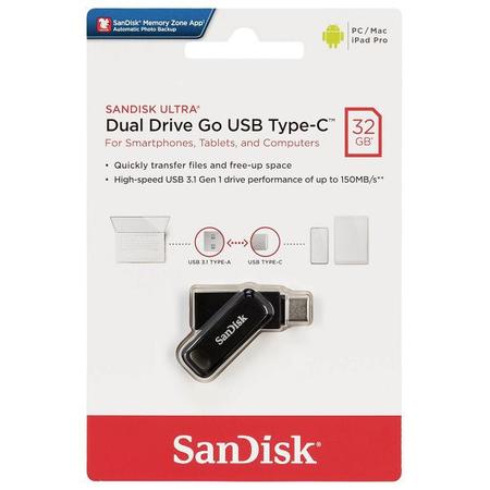 Imagem de Pen Drive 32GB Sandisk para Smartphone ULTRA Dual Drive USB-C SDDDC3-032G-G46