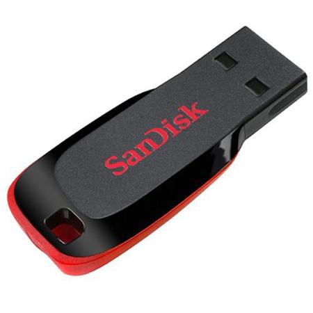 Imagem de Pen Drive 64GB Cruzer Blade Sandisk USB 2.0