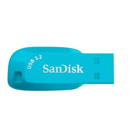 Imagem de Pen Drive 64GB SanDisk Ultra Shift, USB 3.2 Flash Drive, Azul - SDCZ410-064G-G46BB