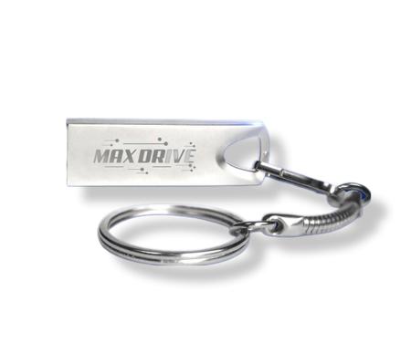 Imagem de Pen drive 8GB metal com chaveiro class 10 2.0 max drive