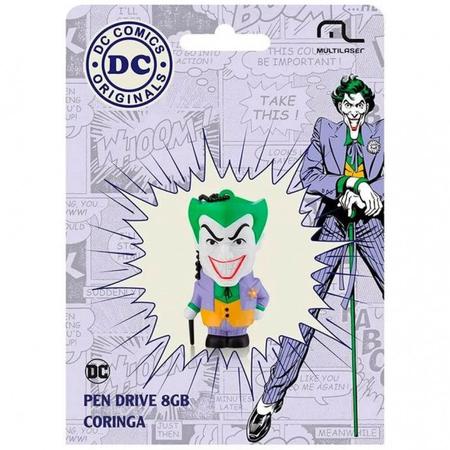 Imagem de Pen drive Coringa 8gb Multilaser Dc Comics Pd088