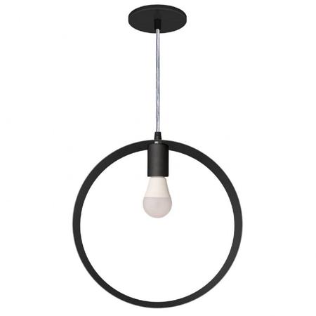 Imagem de Pendente Bivolt Redondo 150x35cm Round Woods