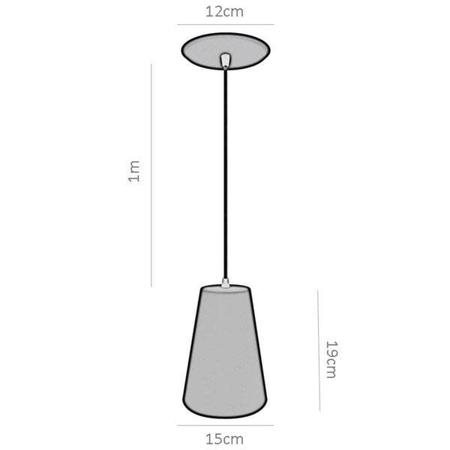 Imagem de Pendente Copo Cromalux