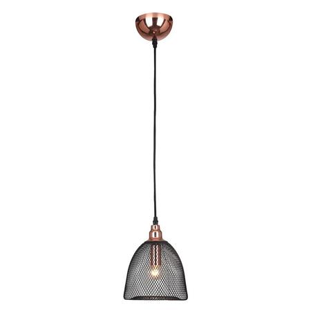 Imagem de Pendente copper cobre e preto (d)18cm (a)23cm  1xe27 40w