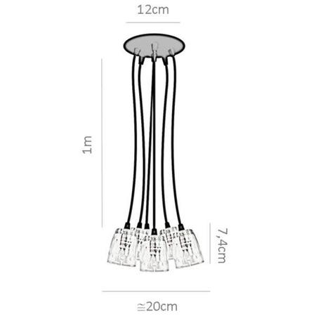 Imagem de Pendente Cromalux Barrel Multi 302613