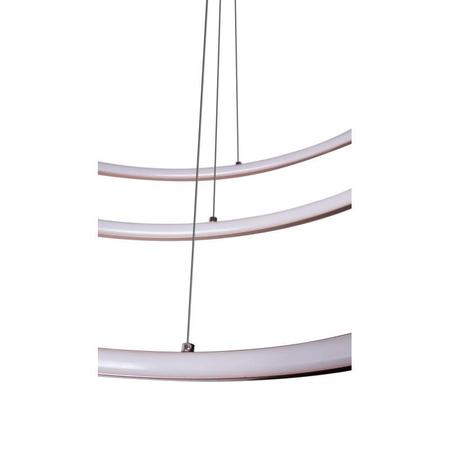 Imagem de Pendente LED 92W Ring Triplo Ø80cm +Ø60cm +Ø40cm 3000K