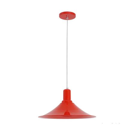Imagem de Pendente Raiden para 1 lâmpada E27 vermelho Auremar