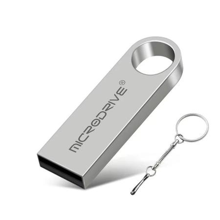 Imagem de Pendrive USB 2.0 de Metal - Alta Velocidade (16GB, 32GB, 64GB, 128GB)