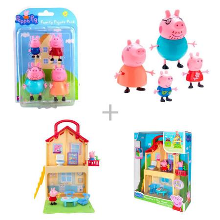 Playset com Mini Figuras Casa da Peppa - Quarto - Peppa Pig - Sunny -  superlegalbrinquedos