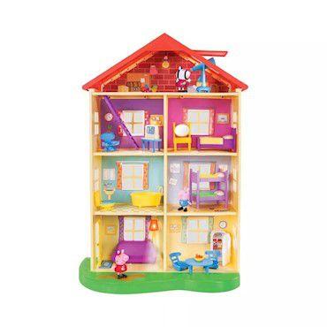 Casa com Jardim Peppa Pig e George - Dtc - Casinha de Boneca - Magazine  Luiza