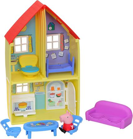 Casa Peppa Pig Luxo Dupla com Família Pig - HappyHouse - Casinha de Boneca  - Magazine Luiza