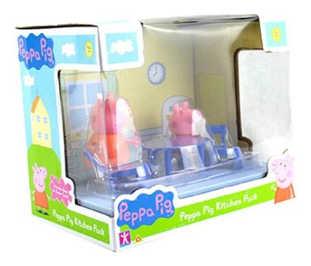 Imagem de Peppa Pig Cenário Cozinha Com bonecos Mamãe Pig E Peppa  - Sunny