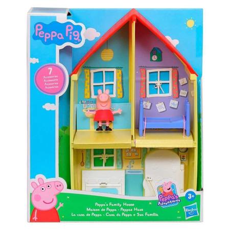 Playset Infantil Casa Da Peppa E Sua Família F2167 Hasbro