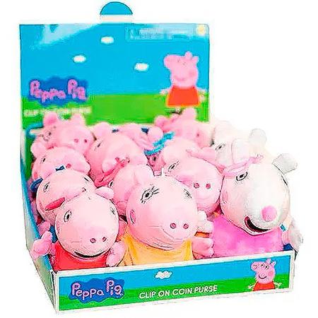 Imagem de Peppa Pig Porta Moedas e Chaveiro Mamãe Pig de Pelúcia BR1692 - Multikids
