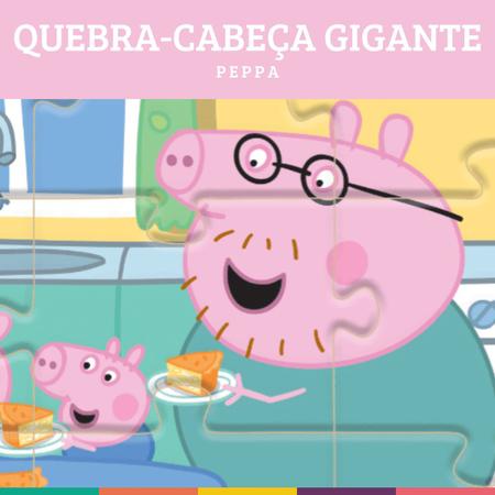 Jogo Quebra Cabeça Gigante Peppa Pig Nig Brinquedos Infantil