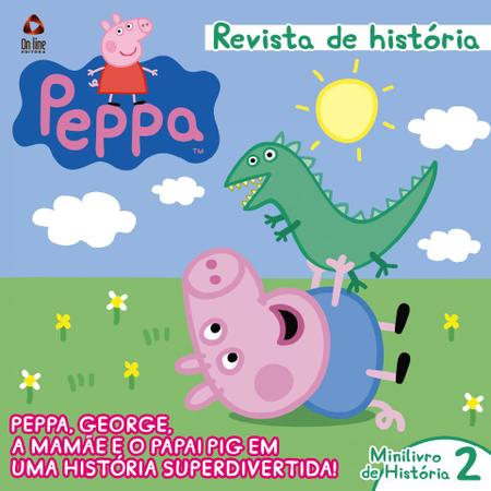 George está construindo uma torre! Peppa Pig e sua família em português.  Histórias para crianças 