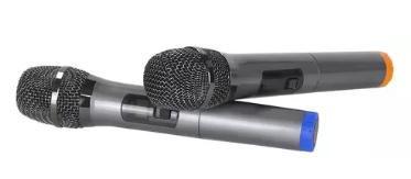 Imagem de Performance Premium: Kit com 2 Microfones Sem Fio Smart de Sinal Forte Newion Nmi-01!