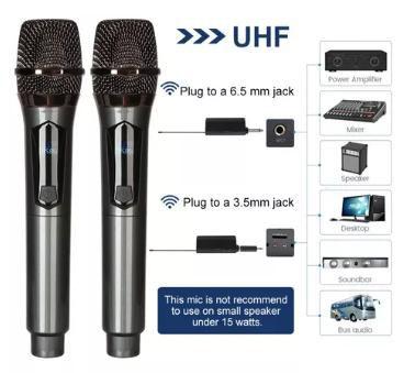 Imagem de Performance Premium: Kit com 2 Microfones Sem Fio Smart de Sinal Forte Newion Nmi-01!