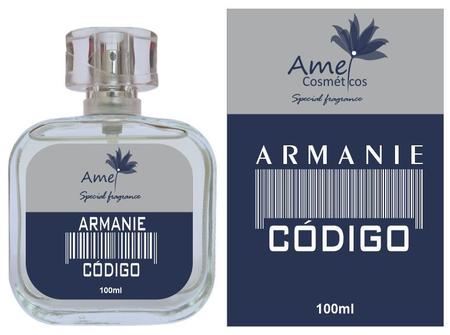 Imagem de Perfume Amei Cosméticos Armanie Codigo 100ml