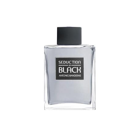 Imagem de Perfume Antonio Banderas Seduction In Black Masculino Eau de Toilette 200 Ml