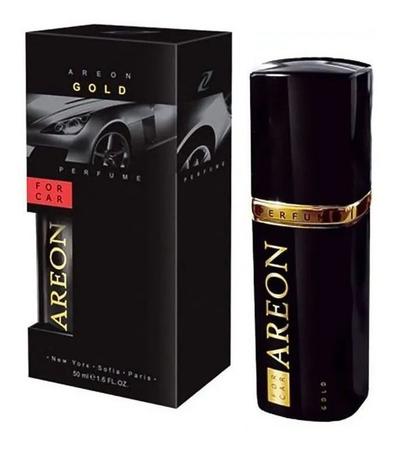 Imagem de Perfume Automotivo Areon Gold 50ml + Difusor de Papel