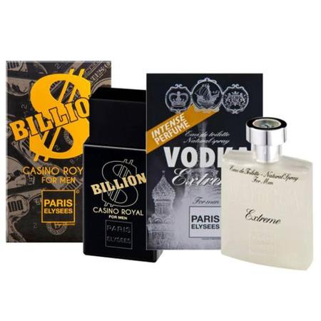 Perfume Billion Casino Royal Vodka Extreme Paris Elysees 100ml