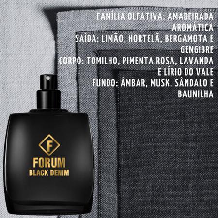 Imagem de Perfume Black Denim Forum - Deo Colônia 50ml