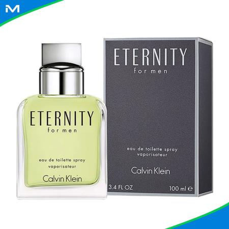 Imagem de Perfume  Eternity For Men Masculino EDT 100ml Com Carteira Guarda Nota Cartão Bolso