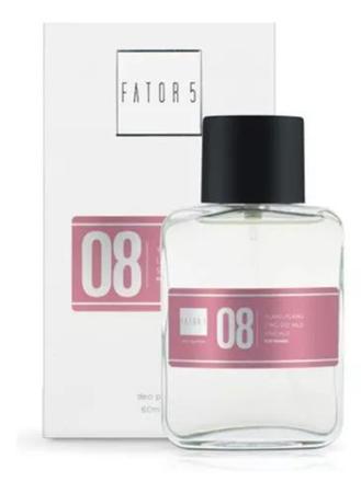 Imagem de Perfume Fator 5 Feminino Nº08 - 60ml