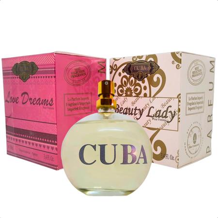 Perfume Feminino Cuba Lovely + Love Forever 100 ml no Shoptime