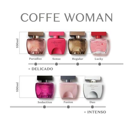 7 PERFUMES LINHA COFFEE WOMAN ( O BOTICÁRIO ) QUAL O MELHOR NA MINHA  OPINIÃO ?? 