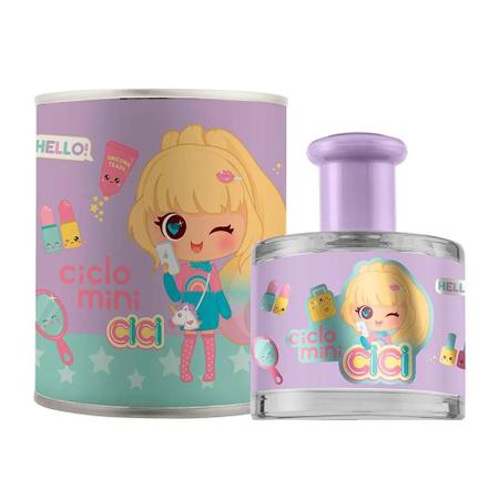 Imagem de Perfume Infantil Cici Bela Ciclo Mini Ciclo Cosmeticos Deo Colonia 100ml