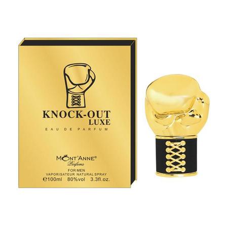 KIT 06 UNIDADES DE MONT'ANNE KNOCK-OUT LUXE FEMININO EAU DE PARFUM 100ML +  01 VIDRO KNOCK-OUT 100ML