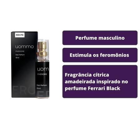 Imagem de Perfume masculino ativa feromonios Uommo Hipnos kit com 2