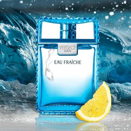 Imagem de Perfume Masculino Versace Man Eau Fraîche Eau de Toilette 100ml + 1 Amostra de Fragrância