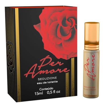 Imagem de Perfume Per Amore c/ Feromônios Para Atrair Homens 15ml Intt