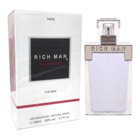 Perfume Rich Man 100Ml - Paris bleu - Perfume Masculino - Magazine Luiza