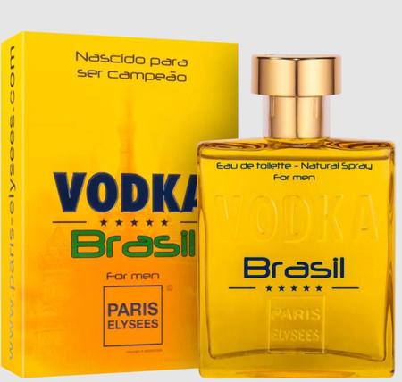 Imagem de Perfume Vodka Brasil For Men 100ml EDT Paris Elysees Original Amadeirado