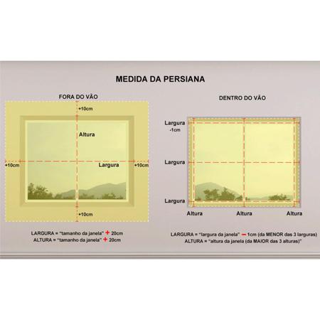 Imagem de Persiana Cortina Rolo Double Vision 100x160 Branco Bege Cinza