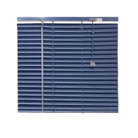 Imagem de Persiana Horizontal PVC Azul 50 (L) X 45 (A) cm Cortina Completa C/ Kit de Instalação 0,50 x 0,45