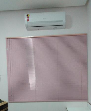Imagem de Persiana Horizontal Rosa - 1,60m larg x 1,10m alt - Alumínio 25mm - Persianet