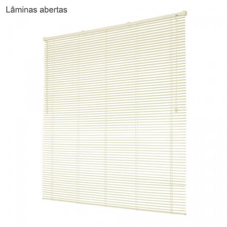 Imagem de Persiana PVC 25mm Isadora Design 1,60mx180cm Bege