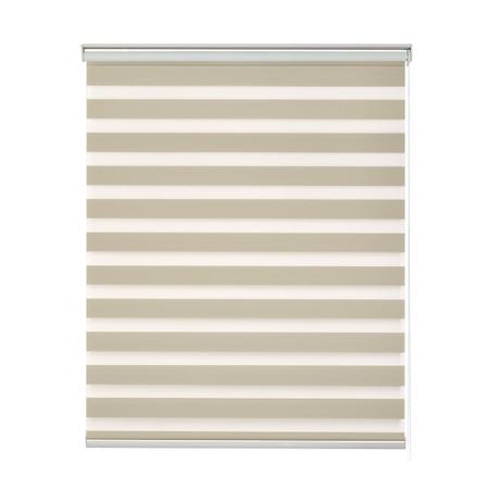 Imagem de Persiana Rolo Zebra Standard 1,80 X 2,20 Bege, Branco, Cinza, Preto, Bege Mescla, Castor