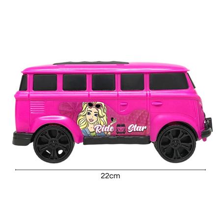 Imagem de Perua de Brinquedo da Barbie Ride Star Combi Infantil Kombi