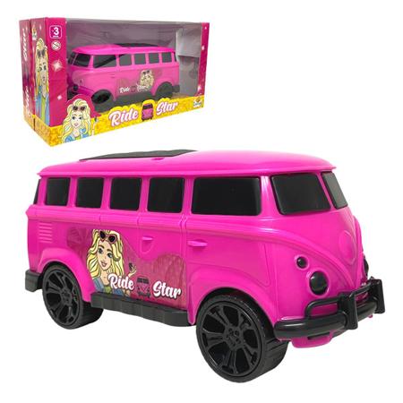 Imagem de Perua de Brinquedo da Barbie Ride Star Combi Infantil Kombi