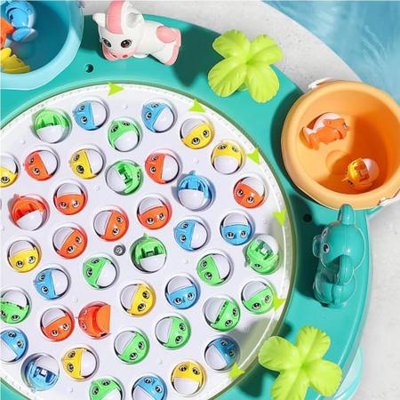 Pescaria Brinquedo Infantil com Ímã Jogo Infantil Pega Peixe Musical Mesa  Grande - Online - Jogo de Pesca - Magazine Luiza